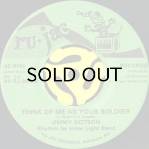 画像1: JIMMY DOTSON / THINK OF ME AS YOUR SOLDIER (45's) (1)
