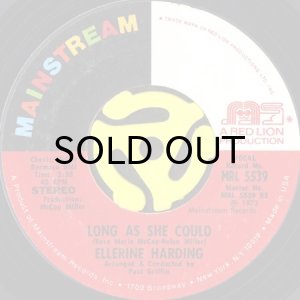 画像1: ELLERINE HARDING / LONG AS SHE COULD (45's) (1)