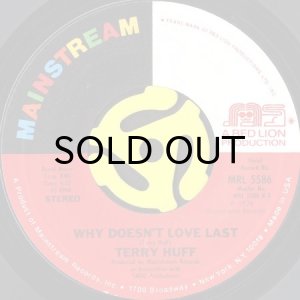 画像2: TERRY HUFF / WHERE THERE'S A WILL (THERE'S A WAY) b/w WHY DOESN'T LOVE LAST (45's) (2)