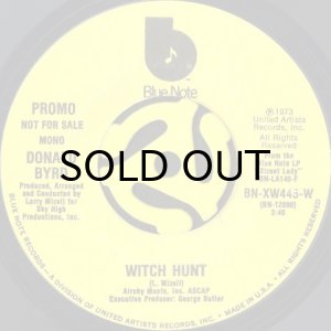 画像1: DONALD BYRD / WITCH HUNT (45's) (PROMO) (1)