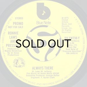 画像2: RONNIE LAWS & PRESSURE / ALWAYS THERE (45's) (WHITE PROMO) (2)