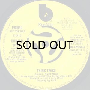 画像2: DONALD BYRD / THINK TWICE (45's) (WHITE PROMO) (2)