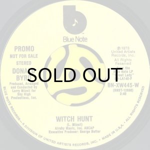 画像2: DONALD BYRD / WITCH HUNT (45's) (PROMO) (2)