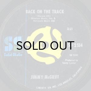 画像1: JIMMY McGRIFF / BACK ON THE TRACK b/w CHRIS CROSS (45's) (1)