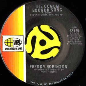 画像1: FREDDY ROBINSON / THE OOGUM BOOGUM SONG b/w BLACK FOX (45's) (1)