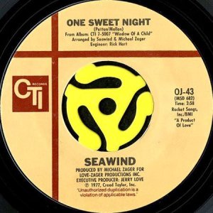 画像1: SEAWIND / ONE SWEET NIGHT b/w DO LISTEN TO (45's) (1)