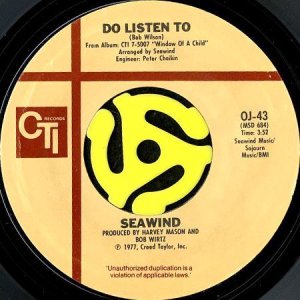 画像2: SEAWIND / ONE SWEET NIGHT b/w DO LISTEN TO (45's) (2)
