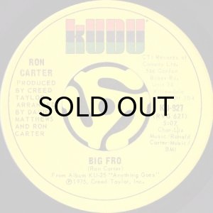 画像2: RON CARTER / ANYTHING GOES b/w BIG FRO (45's) (2)