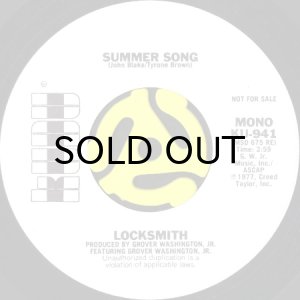 画像1: LOCKSMITH / SUMMER SONG (45's) (WHITE PROMO) (1)