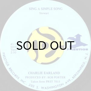 画像1: CHARLIE EARLAND / SING A SIMPLE SONG (45's) (1)