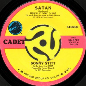 画像1: SONNY STITT / SATAN b/w WILL YOU LOVE ME TOMORROW (45's) (1)