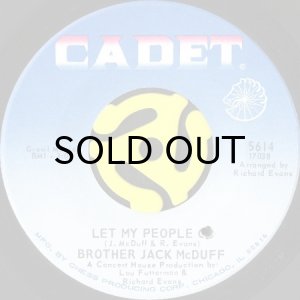 画像1: JACK McDUFF / LET MY PEOPLE GO (45's) (1)