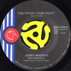 画像1: JIMMY McGRIFF / THE THEME FROM SHAFT (45's) (1)