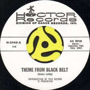 画像1: HOCTOR BAND / THEME FROM BLACK BELT (45's) (1)