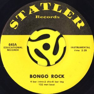 画像1: STATLER BAND / BONGO ROCK (45's) (1)