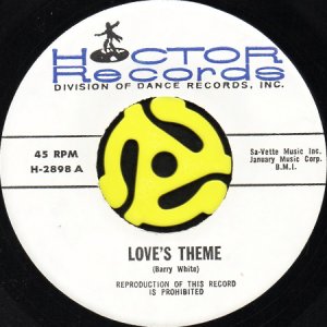 画像1: HOCTOR BAND / LOVE'S THEME b/w SUPER FLY (45's) (1)