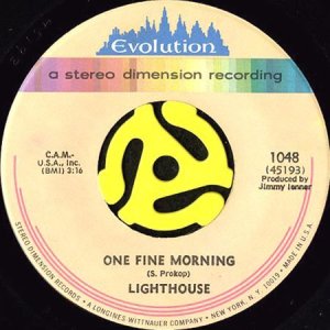 画像1: LIGHTHOUSE / ONE FINE MORNING (45's) (1)