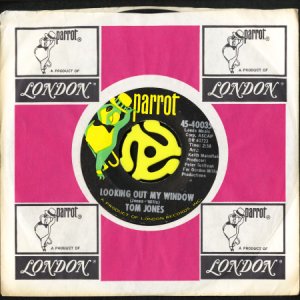 画像3: TOM JONES / LOOKING OUT MY WINDOW (45's) (3)
