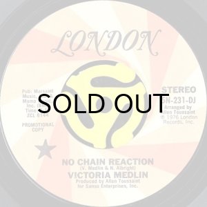 画像2: VICTORIA MEDLIN / NO CHAIN REACTION (45's) (2)