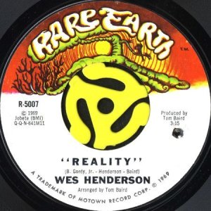 画像1: WES HENDERSON / REALITY (45's) (1)