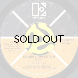 画像1: CRABBY APPLETON / GO BACK b/w TRY (45's) (1)