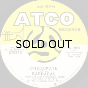 画像2: BARRABAS / MELLOW BLOW b/w CHECKMATE (45's) (2)