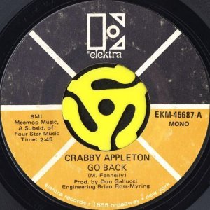 画像2: CRABBY APPLETON / GO BACK b/w TRY (45's) (2)