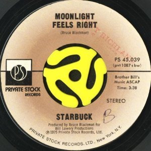 画像1: STARBUCK / MOONLIGHT FEELS RIGHT (45's) (1)