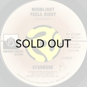 画像1: STARBUCK / MOONLIGHT FEELS RIGHT (45's) (1)