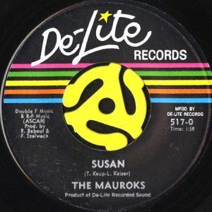 画像1: THE MAUROKS / SUSAN b/w STORY OF MY JOURNEY SOUTH (45's) (1)