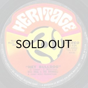 画像1: BILL DEAL & THE RHONDELS / HEY BULLDOG (45's) (1)