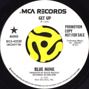 画像1: BLUE MINK / GET UP (45's) (WHITE PROMO) (1)