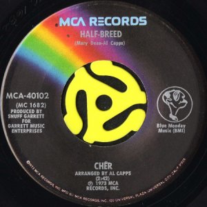 画像1: CHER / HALF-BREED (45's) (1)