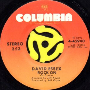 画像1: DAVID ESSEX / ROCK ON (45's) (VINYL PRESS) (1)