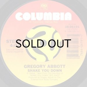 画像3: GREGORY ABBOTT / SHAKE YOU DOWN (45's) (PICTURE SLEEVE) (3)