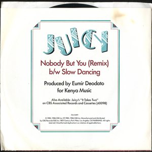画像2: JUICY / NOBODY BUT YOU (REMIX) b/w SLOW DANCING (45's) (PICTURE SLEEVE) (2)