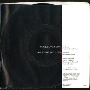 画像2: SADE / YOUR LOVE IS KING (45's) (PICTURE SLEEVE) (2)