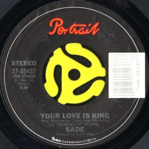 画像3: SADE / YOUR LOVE IS KING (45's) (PICTURE SLEEVE) (3)