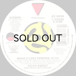 画像1: KEITH SWEAT / MAKE IT LAST FOREVER (45's) (1)