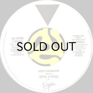 画像1: SOUL II SOUL / KEEP ON MOVIN' (45's) (WHITE PROMO) (1)
