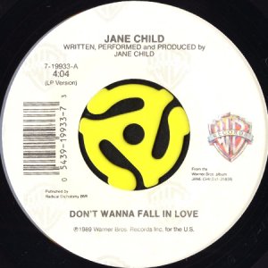 画像1: JANE CHILD / DON'T WANNA FALL IN LOVE (45's) (1)