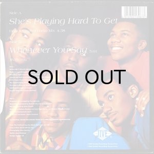 画像2: HI-FIVE / SHE'S PLAYING HARD TO GET (45's) (2)