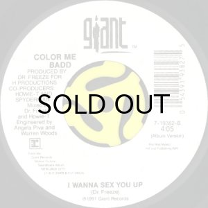 画像2: COLOR ME BADD / I WANNA SEX YOU UP (45's) (2)