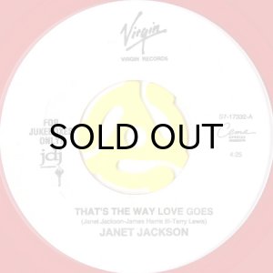 画像1: JANET JACKSON / THAT'S THE WAY LOVE GOES (45's) (RED CLEAR VINYL) (1)