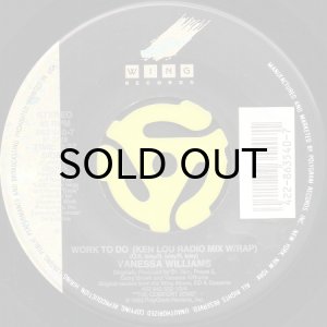 画像2: VANESSA WILLIAMS feat. BLACK SHEEP / WORK TO DO (45's) (2)