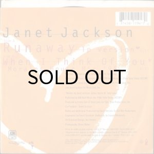 画像2: JANET JACKSON / RUNAWAY (45's) (PICTURE SLEEVE) (2)