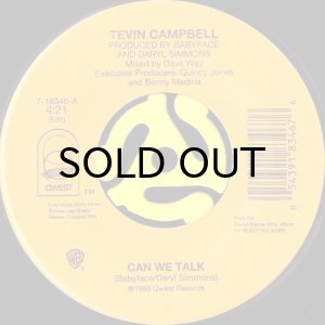 画像1: TEVIN CAMPBELL / CAN WE TALK (45's) (1)