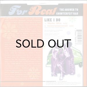 画像2: FOR REAL / LIKE I DO (45's) (PICTURE SLEEVE) (2)