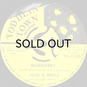 画像2: GUYS & DOLLS / YOUR MISUSING ME b/w HEARTACHES (45's) (2)