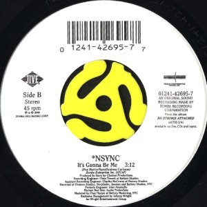 画像2: NSYNC / IT'S GONNA BE ME (45's) (2)